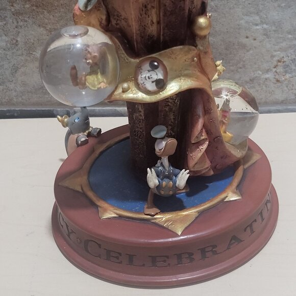 Walt Disney Mickey Mouse 100th Year Celebrating A Legacy Water Globe Statue - Picture 13 of 16